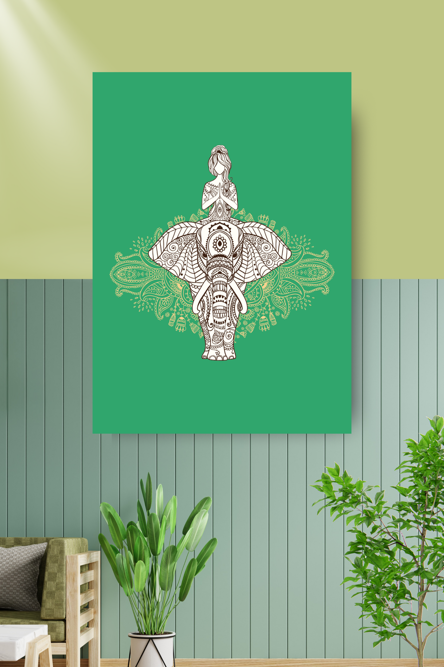 Elephant Spirit – Harmonie & Kraft im Boho-Stil | XXL Artivio Print