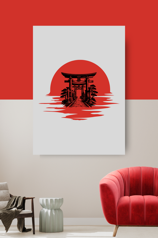 Torii Sunset – Japanische Ruhe für deine Wand | XXL Artivio Print