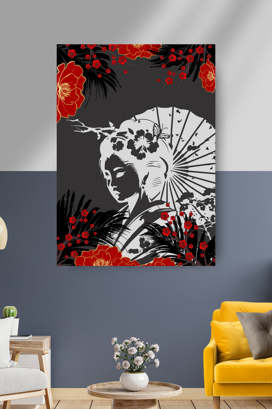 Geisha Dreams – Asiatische Anmut für deine Wand | Artivio Signature Edition