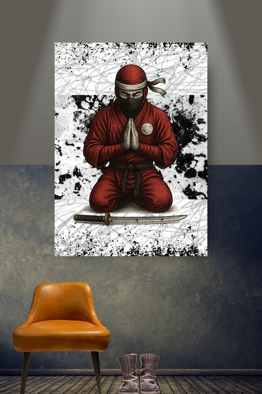 Silent Ninja – Die Kraft der Stille für deine Wand | XXL Artivio Print