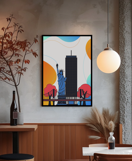 New York Wandbild – Modernes City Art Poster | Artivio