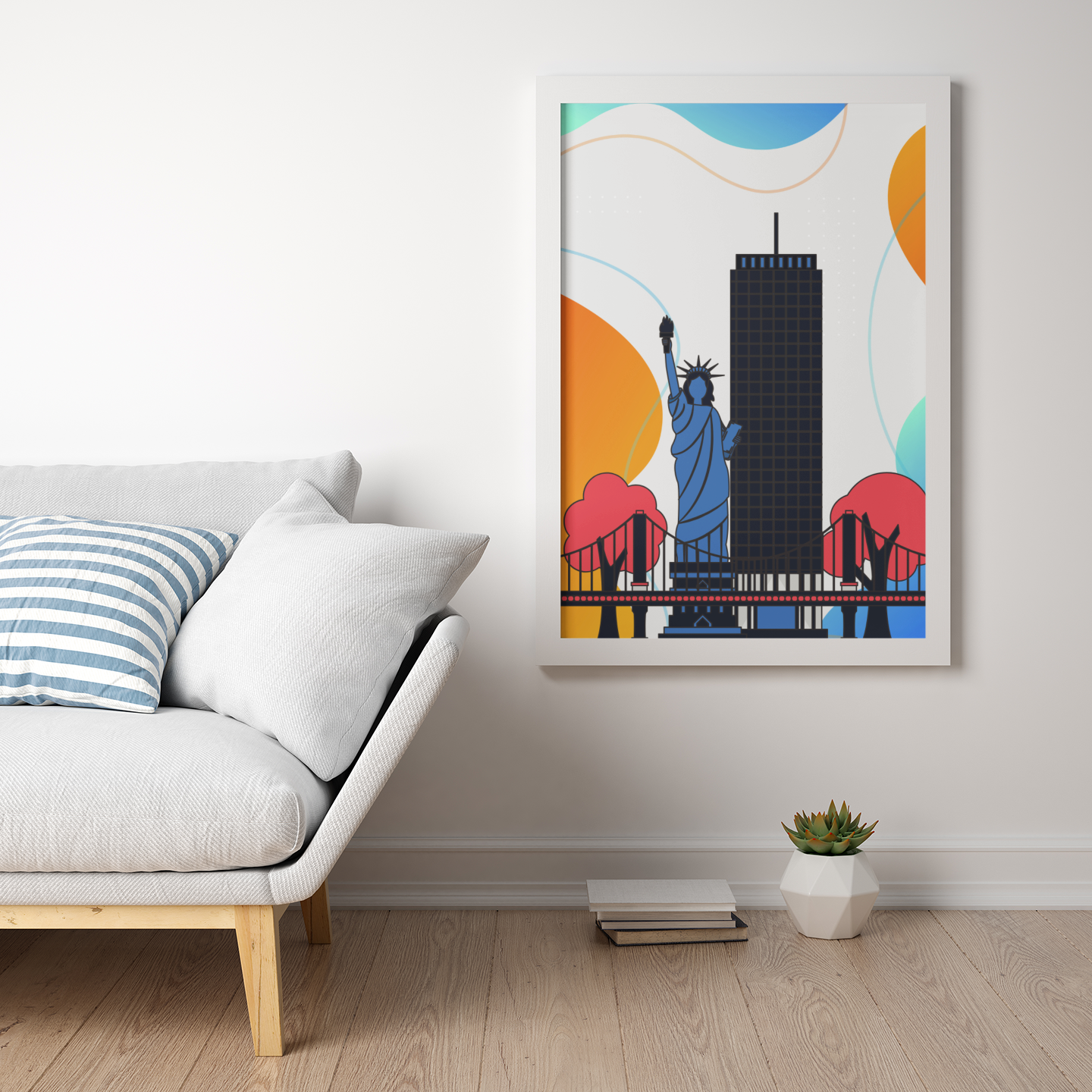 New York Wandbild – Modernes City Art Poster | Artivio